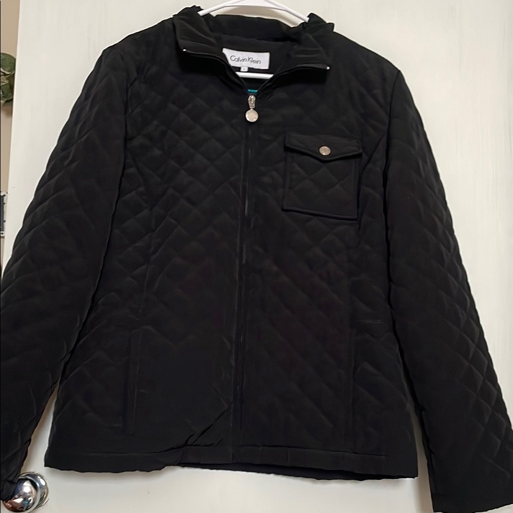 Calvin Klein Black Quilted Jacket